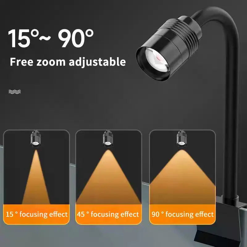 3W South American Aquarium Spotlight 3-Color LED Fish Tank Lamp For Aquascape Decor Focus Lighting