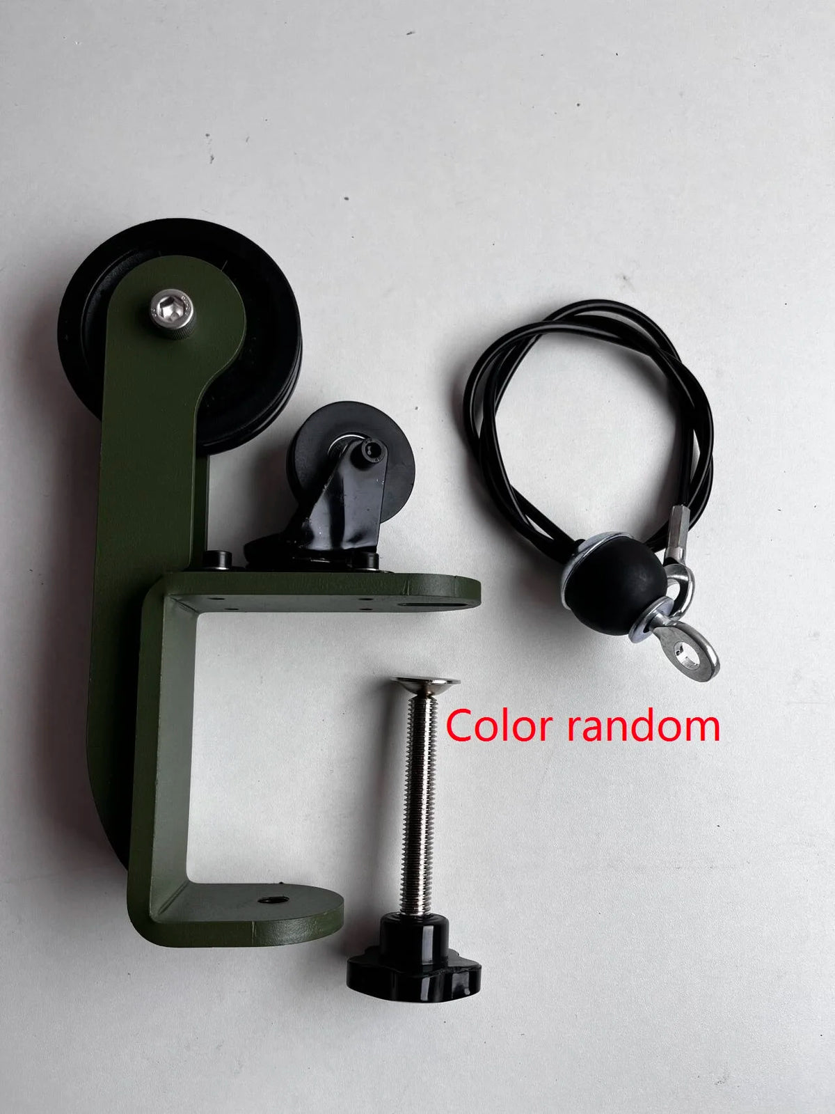 Professional Arm Wrestling Table with Pulley System, 100kg Load Forearm Wrist Roller Trainer for Strength Exercise & Home Gym