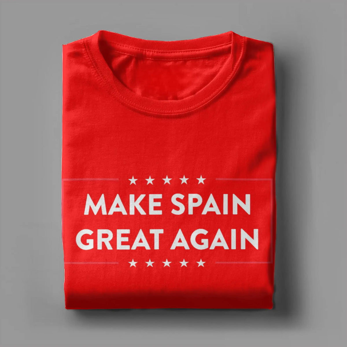 Men's Make Spain Great Again T Shirts  100% Cotton Clothes Funny Short Sleeve O Neck Tees Gift Idea T-Shirt