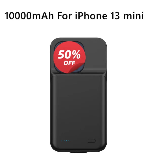 10000mAh Battery Case for Iphone 12 11 13 15 Pro Max Mini Power Bank Charger Cover for IPhone X S Max XR 7 8 6S Plus SE2020 Case
