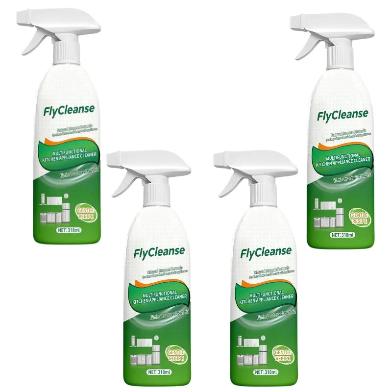 Kitchen Appliance Cleaner No Rinse Cleaning Spray Stain Remover Deodorizing Gentle Non Irritating for Fridge Stove Microwave