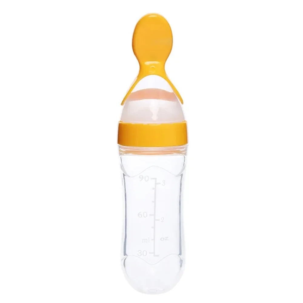 90ML Baby Feeding Bottle Spoon Milk Bottle Baby Training Feeder Food Supplement Food Feed Spoon Baby Gadgets BPA Free