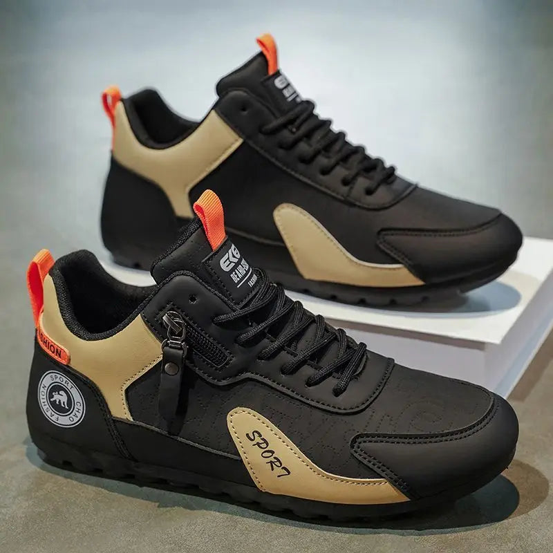 Casual Running Shoes for Men Soft Bottom Anti-Slip Fashionable Sports Sneakers Easy to Wear All Season round Outdoor Shoes