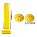 Football Agility Training Poles Speed and Agility Training Equipment Folding Soccer Agility Pole Set for Competition Practice