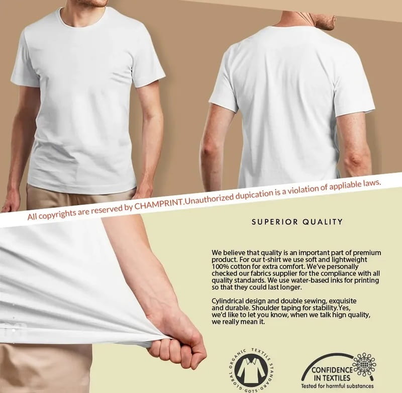 Ein schlichtes weißes T-Shirt mit 100 % Baumwolle aus der Messi-Goat-Grafik-Kollektion, mit klassischem Rundhalsausschnitt und kurzen Ärmeln.