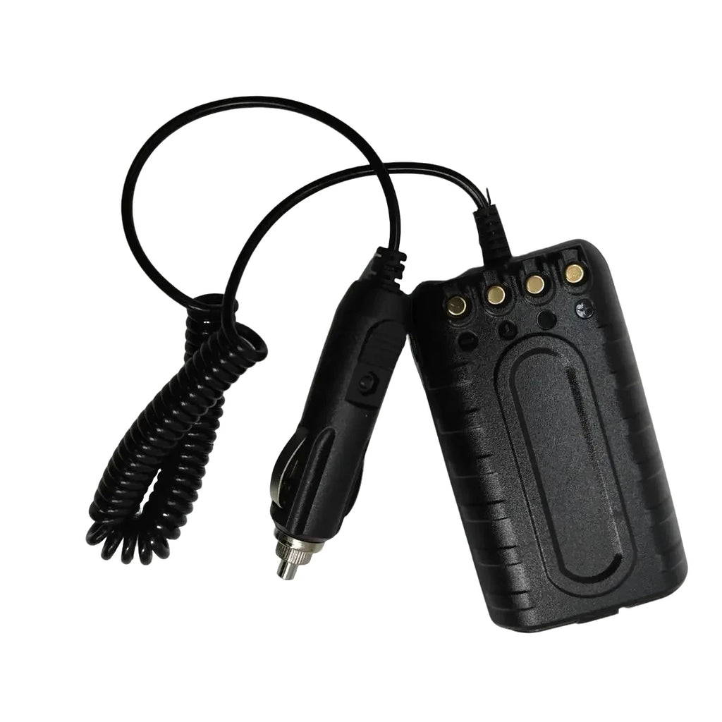Original 12V DC Car Charger Battery Eliminator for QuanSheng TG-UV2 Plus 10W Walkie Talkie
