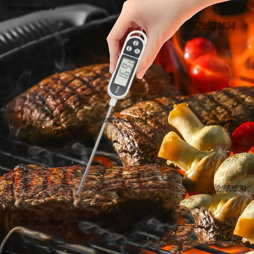 Kitchen Thermometer for Cooking Digital Temperature MeasuringTool for Meat Electronic Food Thermometer LCD Display Food