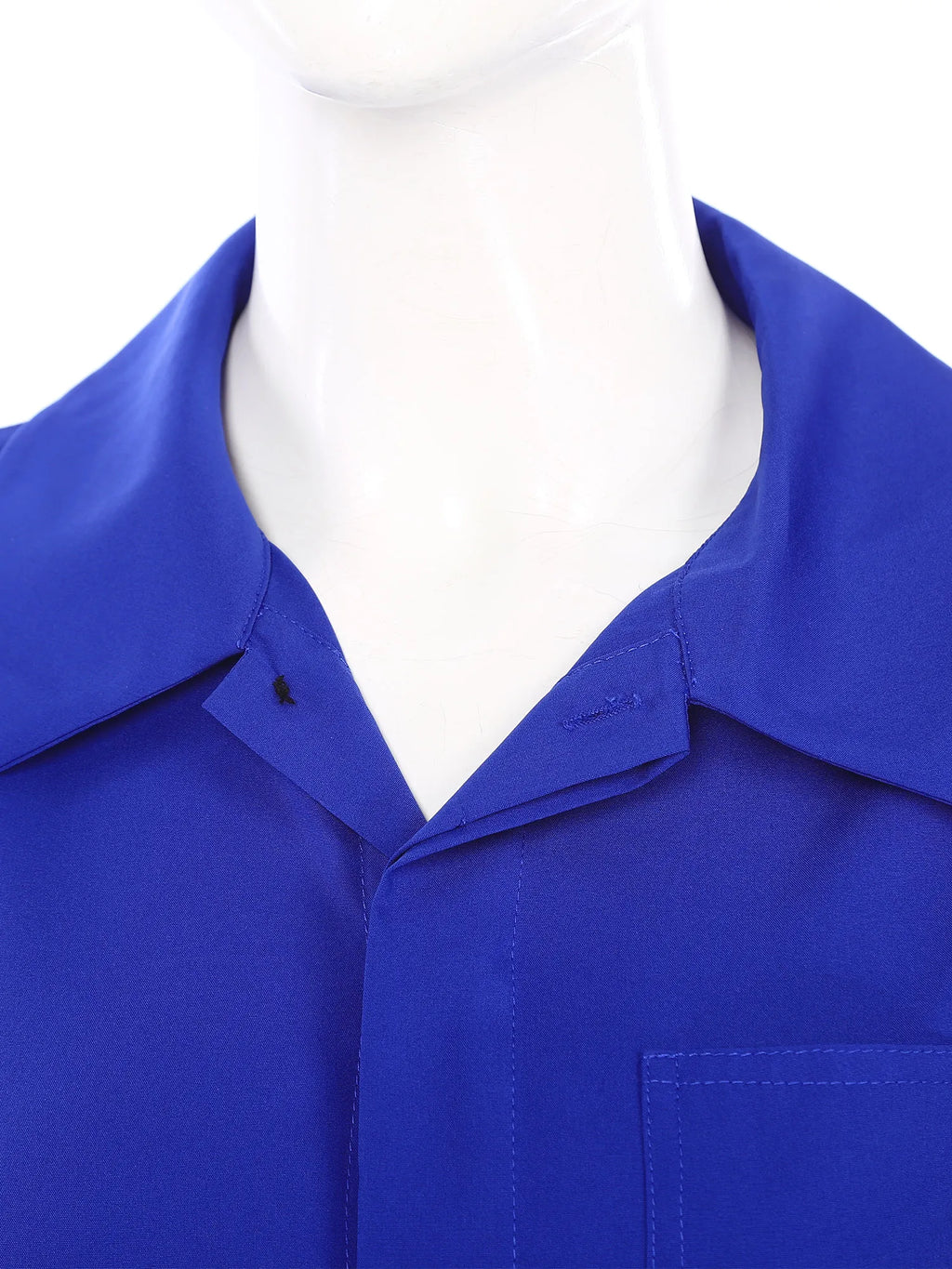 Womens Casual Jumpsuit Coverall Long Sleeve Solid Color Turn-Down Collar Button Flap Romper Fashion Work Travel Holiday Homewear