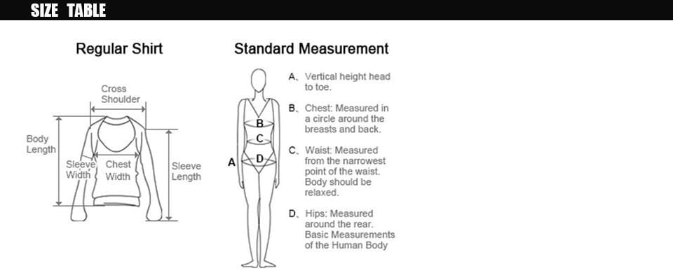 Size chart for a light blue ribbed long sleeve top for women showing regular shirt measurements including chest waist and hip dimensions for slim casual wear.
