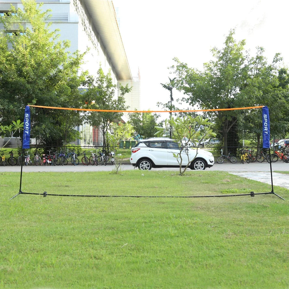 Professional Badminton Net Indoor Outdoor Standard Sports Volleyball Tennis Training Square Net Portable Sports Training Netting