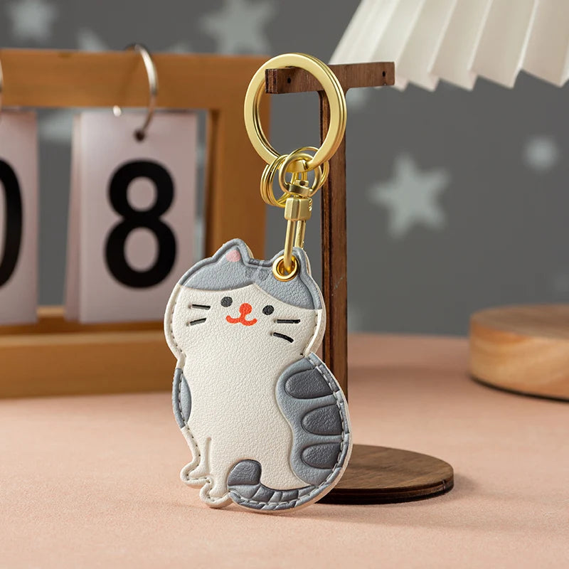 Cute Puppy Keychains Girl Boy Mini Kitty for Car Key Chain Ring Holder Gift Cat Bag Purse Charms Pendant Jewelry Accessories