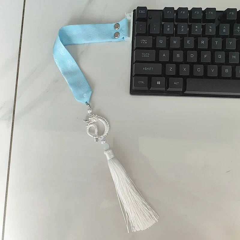 Chinese Retro Style for Wooting Decoration Keyboard Ribbon Personalization Customized Modification Gaming Accessories Gifts