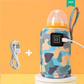 For Infant Outdoor Travel Accessories USB Milk Water Warmer Stroller Insulated Bag Baby Nursing Bottle Heater Safe Kids Supplies