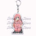 Cute Cartoon Anime Keychains for Accessories Bag Hitori Gotoh Nijika Ijichi Ryo Yamada Ikuyo Kita Keyring Jewelry Fans Gifts