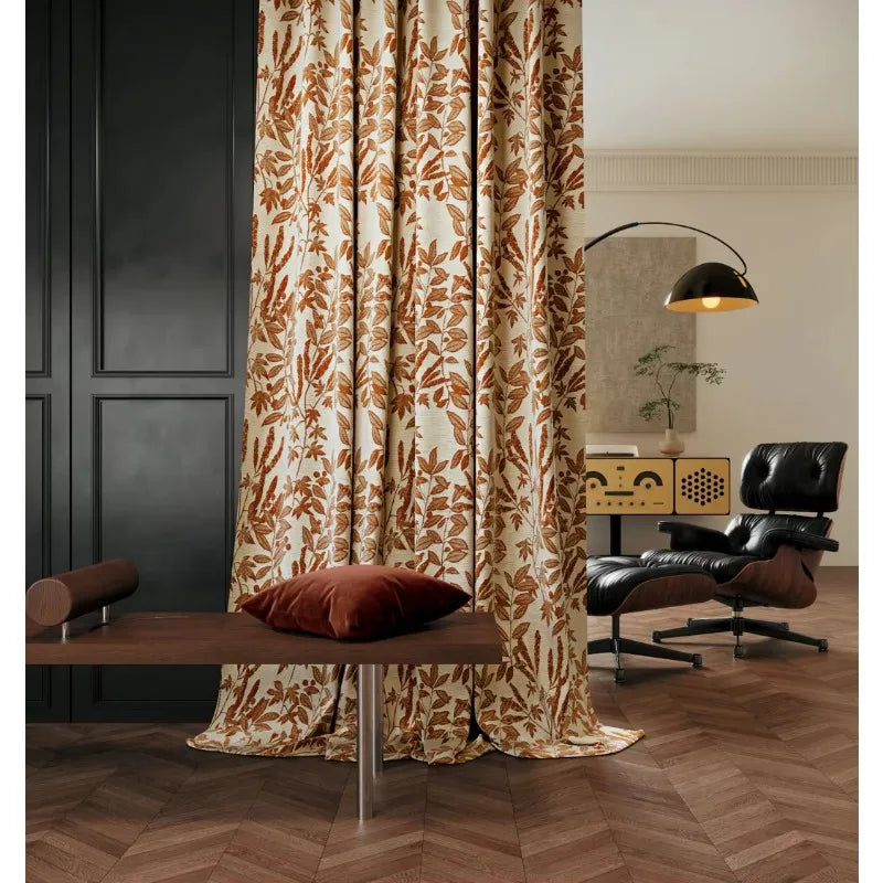 Luxury Minimalist High Precision Embroidered Curtains Rich in Colors, with Comfortable Feel for Bedroom Home Decoration