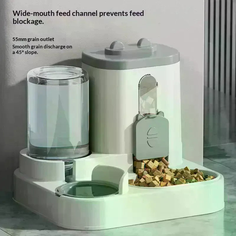 Pet Large-capacity Feeder Integrated Automatic Water Dispenser Cat Dog Feeding Pet Supplies