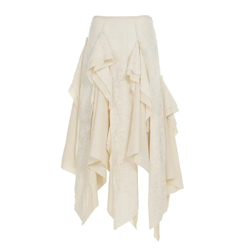 Women Irregular Skirt Doomsday Wasteland Design For Women 2026 Spring Summer Mid Skirts High Street Skirts