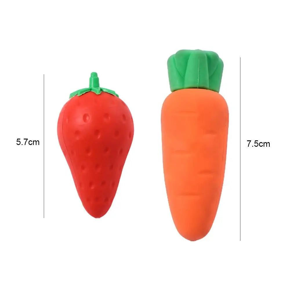 Supplies Writing Drawing Sketch Wiping Erasers Students Stationery Soft Pencil Erasers Big Fruit Erasers Correction Supplies
