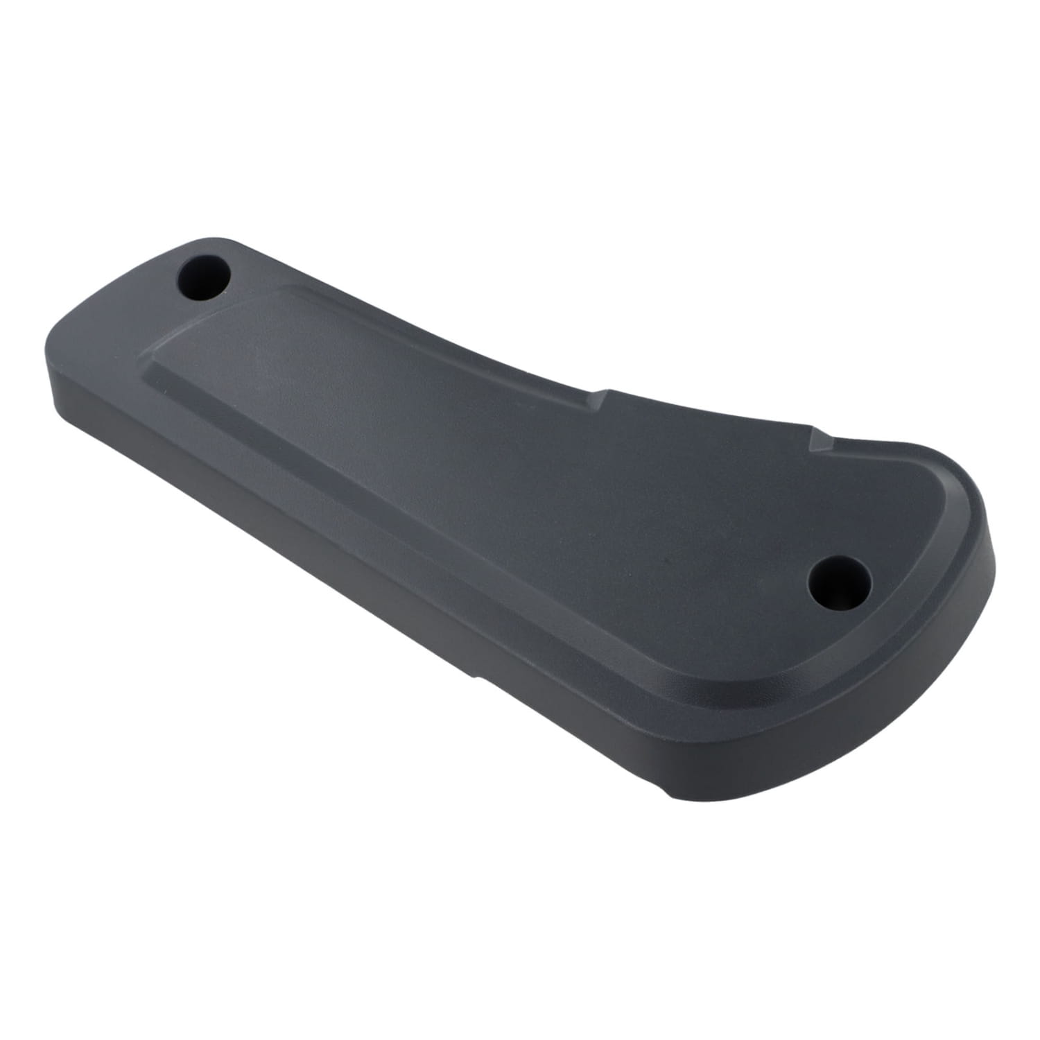 Cubierta del agarre del manillar de motocicleta de plástico negro con dos orificios de montaje para el panel del asiento del conductor de Fiat Ducato 60911360.
