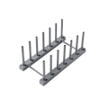 Kitchen Dish Drain Rack Multifunction Plastic Stand Rack Dinnerware Storage Organizer Household Kitchen Sundries Rack