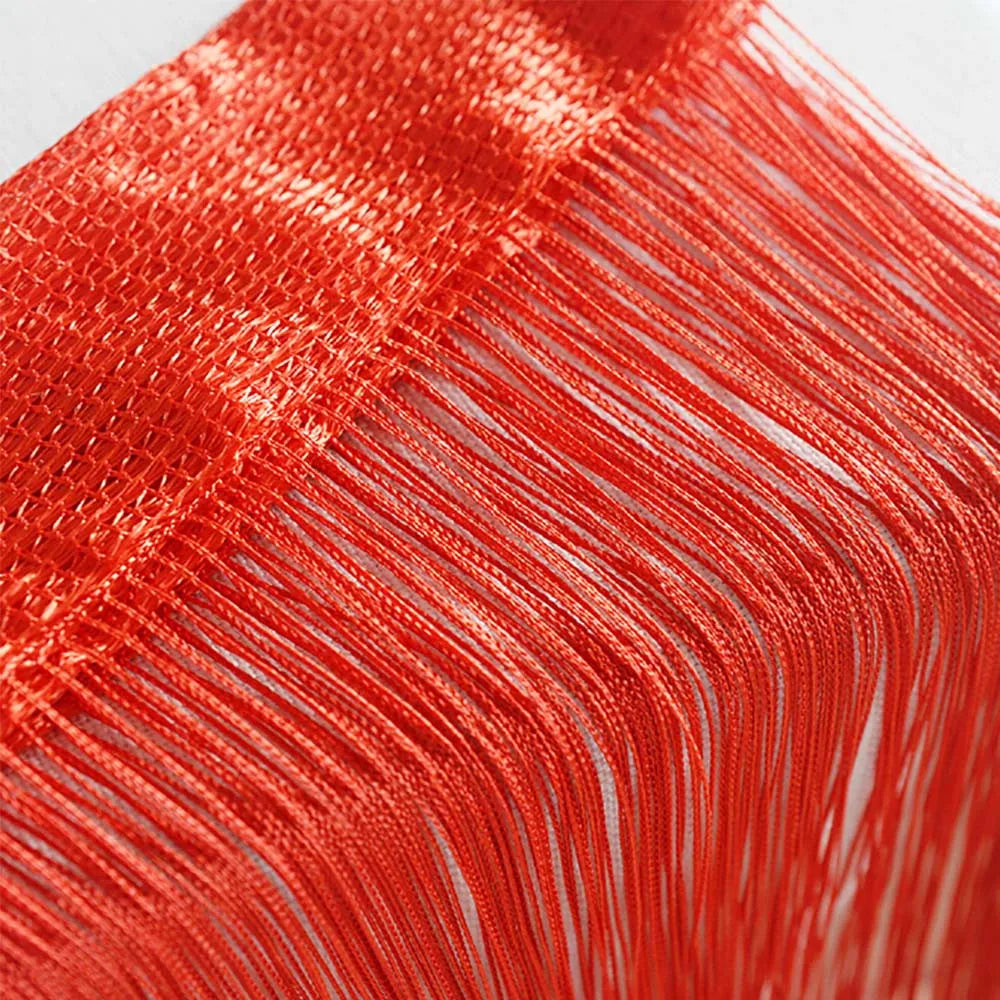 Curtains For Living Room 50CMX200CM Thread Curtain For Living Room Door Wall Window Panel Room Divider Decorative Tassel Curtain