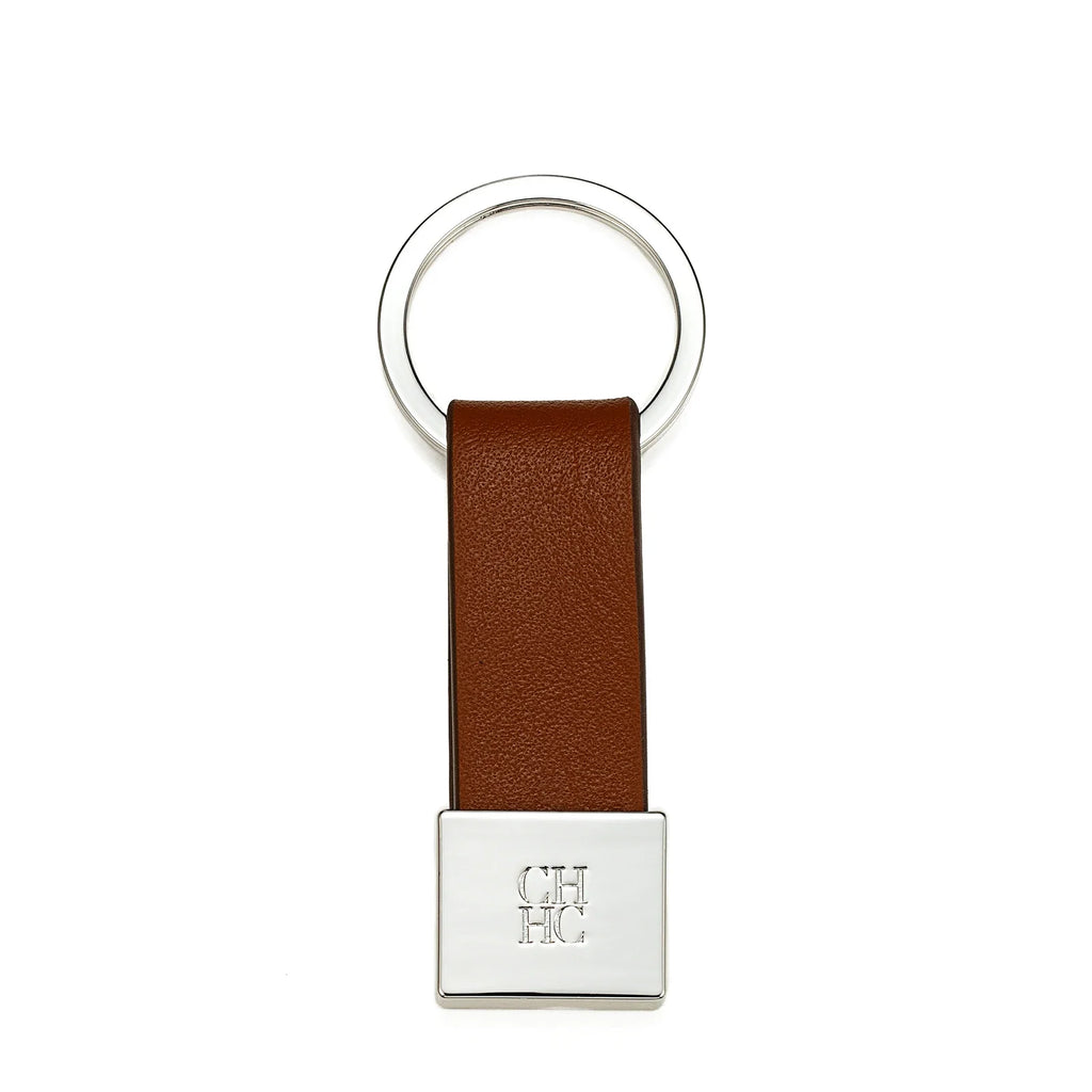 CH Leather Keychain Fashionable Simple Unique Printed Design Fashion Keychain Gifts Jewelry Niche High-end Luggage Accessories