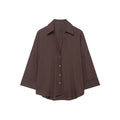 Women's Shirts Fashion Loose Casual Shirts Spring Summe Women Turn-down Collar Long Sleeves Shirts Female Blouses Chic Tops