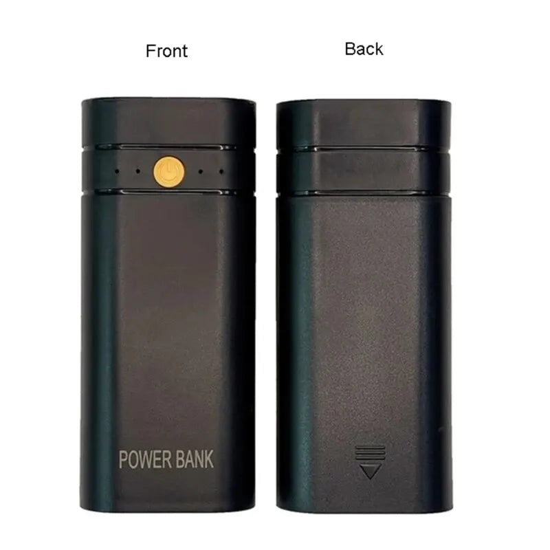 DIY Power Bank Box For Phone Electronic Charging Batteries 6000mAh 5V 2X 18650 Power Bank Case USB Type-C Battery Charger Case
