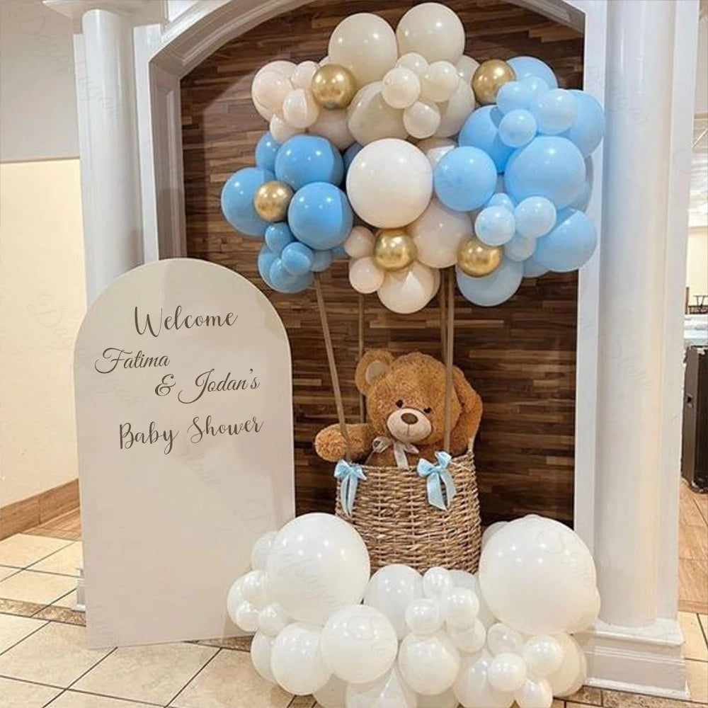 120cm Customized Board for Baby Shower Decor Personalized Welcome Sign Backdrop Arch Board for Baby Shower Birthday Party Decor