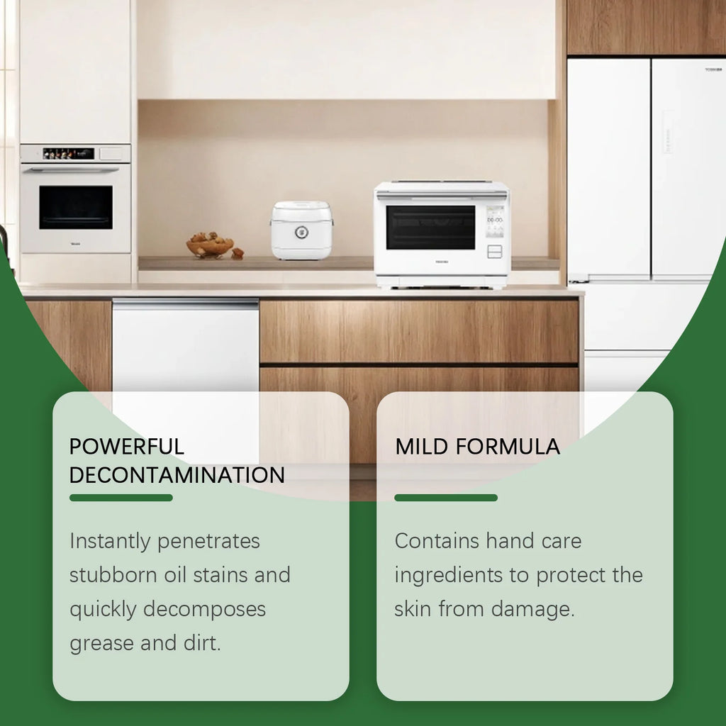 Kitchen Appliance Cleaner - Gentle Formula for Grease Removal, Stain Cleaning, Restoring Shine and Protective Coating