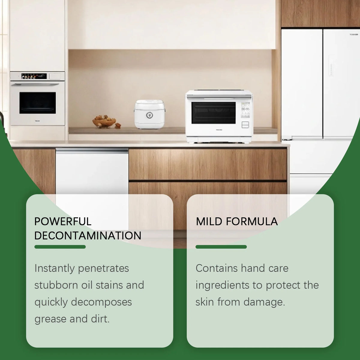 Kitchen Appliance Cleaner - Gentle Formula for Grease Removal, Stain Cleaning, Restoring Shine and Protective Coating