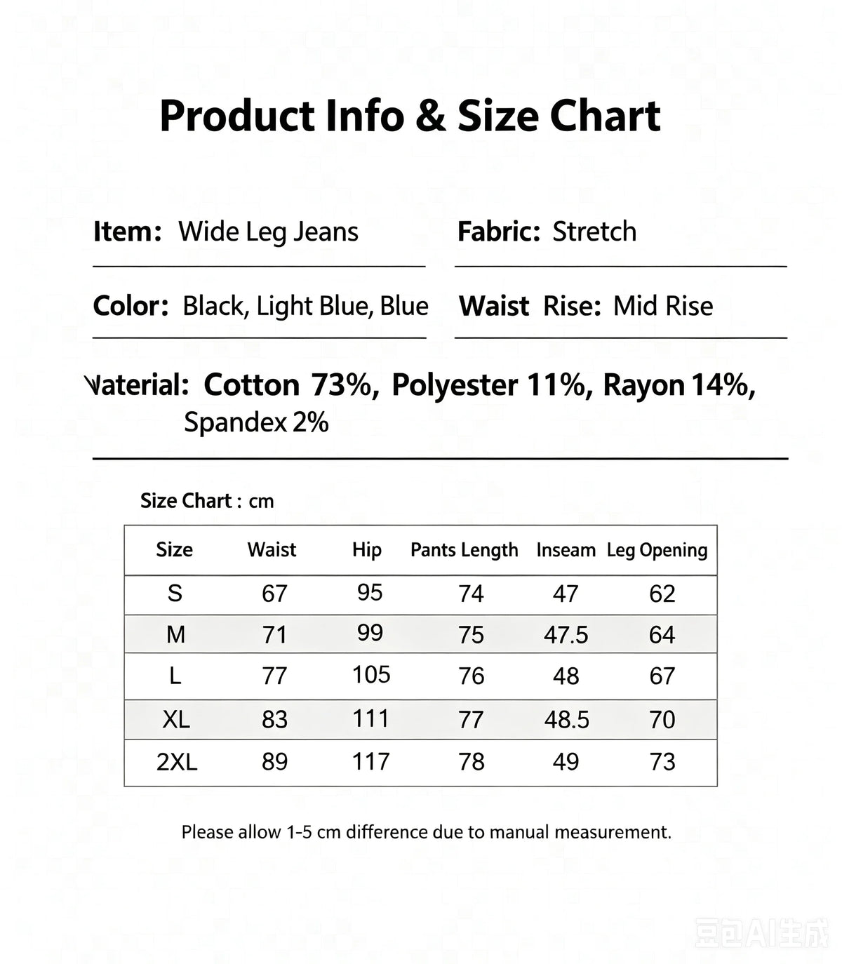 Women's Denim Shorts Mid Waist Wide Leg Faded Wash Multi Pockets Knee Length Loose Fit Vintage Casual Bermuda Jean Culottes