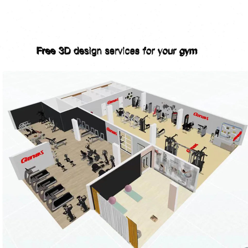 AiroHigh End Commercial Gym Equipment Sports Equipment Tool Complete Gym Kit for Sports Clubs