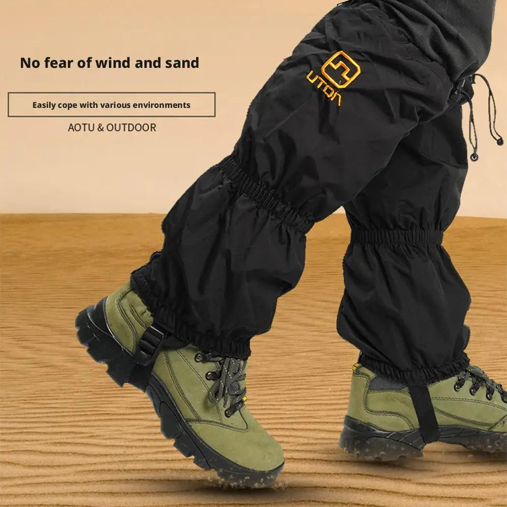 Outdoor Travel Leg Warmers Hiking Leg Gaiter Waterproof Legging Shoes Hunt Climbing Camping Winter Tourist Snow Foot Cover