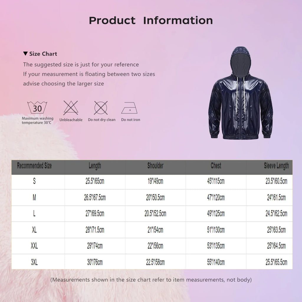 Men Waterproof Hooded Trench Jacket Long Sleeve Hood Outerwear Windbreaker Raincoat fo Hiking Fishing Biking Thermal Windbreaker