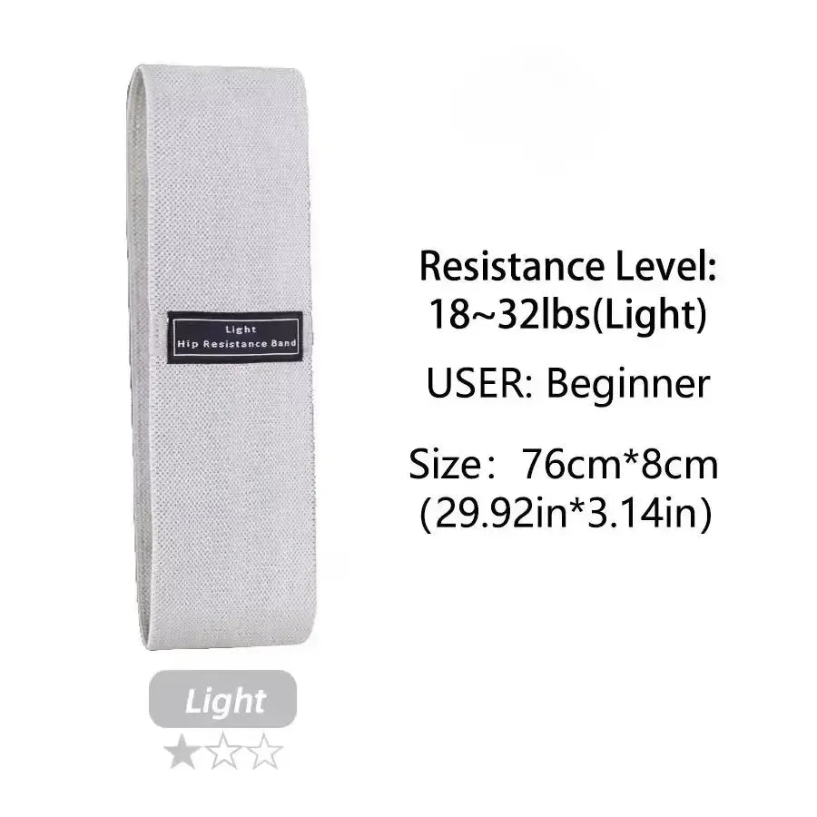 Glute Thigh Elastic Workout Bands Fabric Resistance Hip Booty Bands Squat Circle Stretch Fitness Strips Loops Yoga Gym Equipment