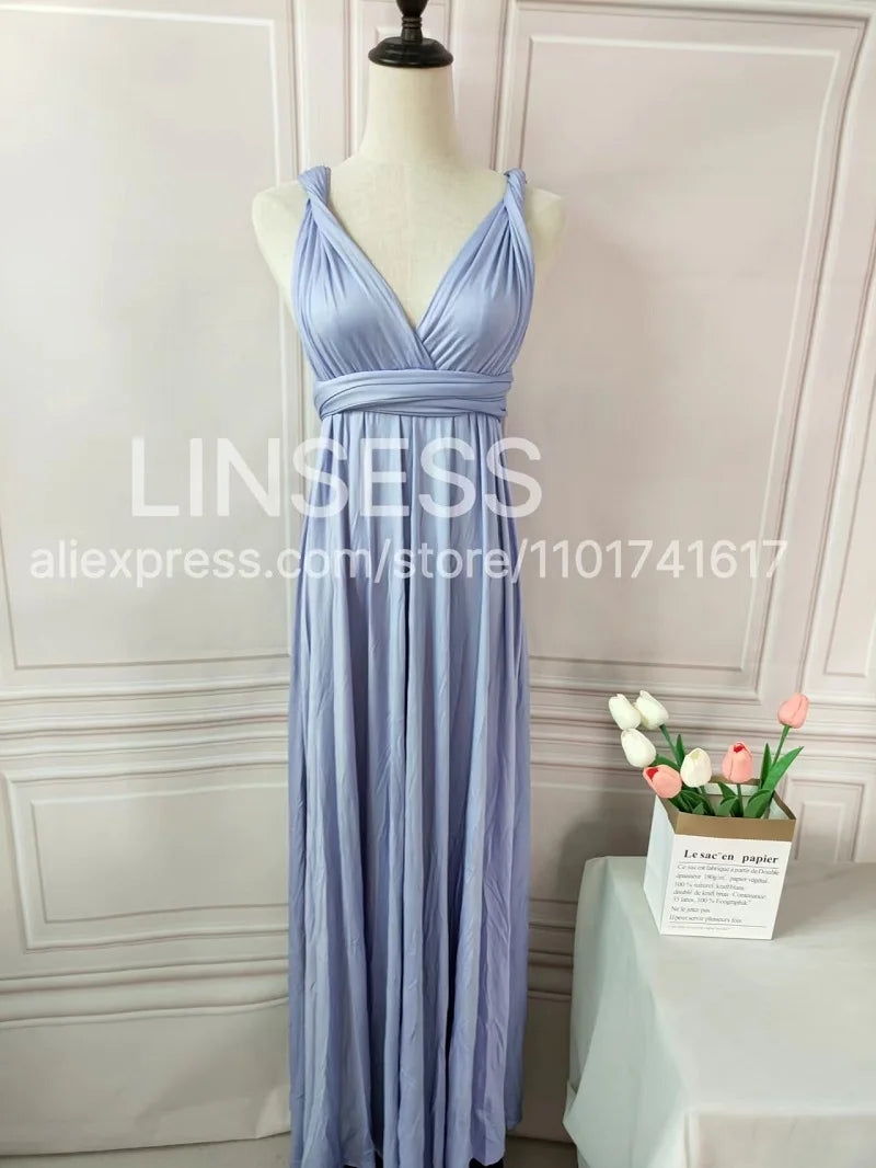 Bridesmaid Dress, Olive Green Maxi Bridesmaid Dress, Bridal Party Convertible Dress, Multiway Infinity Dress, Custom Dress