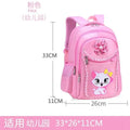 Kids Cat Backpack Set with Lunch Bag Pencil Case Cute School Bag for Girls Boys Waterproof Primary Student Bookbag