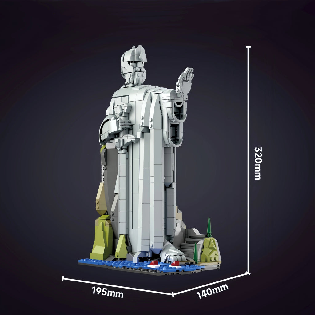 Building block toy set, perfect for model enthusiasts to collect and decorate their desk, also great as a gift