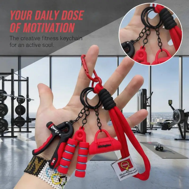 Personalized Sports Series Keychain Durable Fitness Themed Pendant 1Pcs Multi-purpose Key Accessory for Daily Use Workout Travel