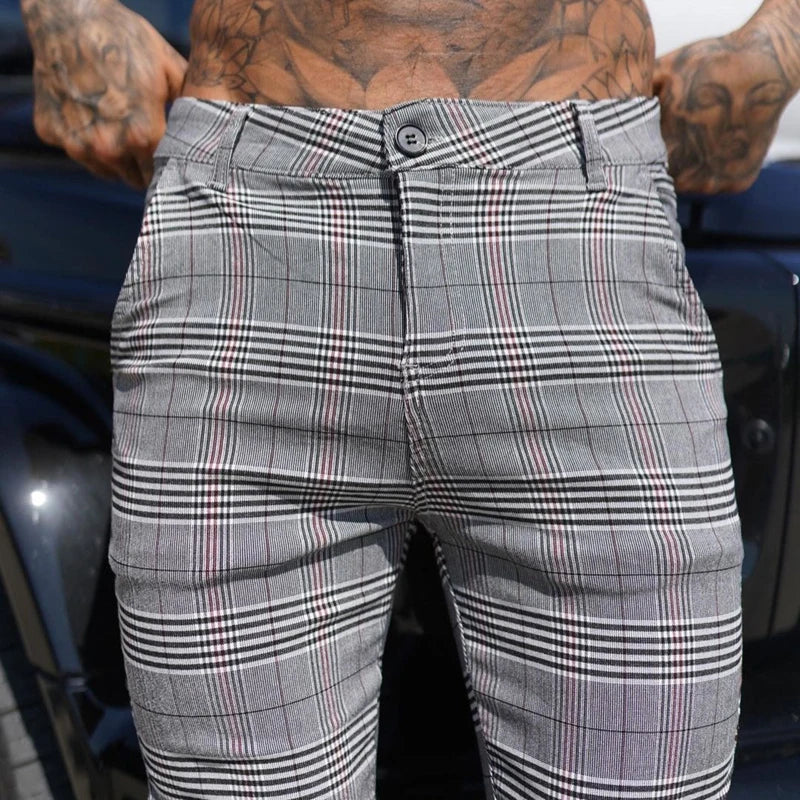 Mens Free Shipping High Skinny Male Jogging Pants Classic Trousers Casual Daily for Office Parties Streetwear