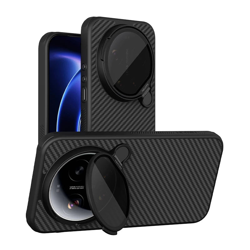 NILLKIN Phone Case For Xiaomi 17 Ultra CarboProp Case Clear Lens Cover Phone Case Anti-scratch Abrasion