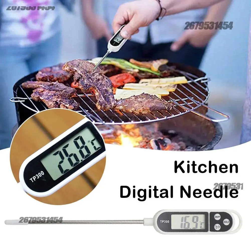 Kitchen Thermometer for Cooking Digital Temperature MeasuringTool for Meat Electronic Food Thermometer LCD Display Food