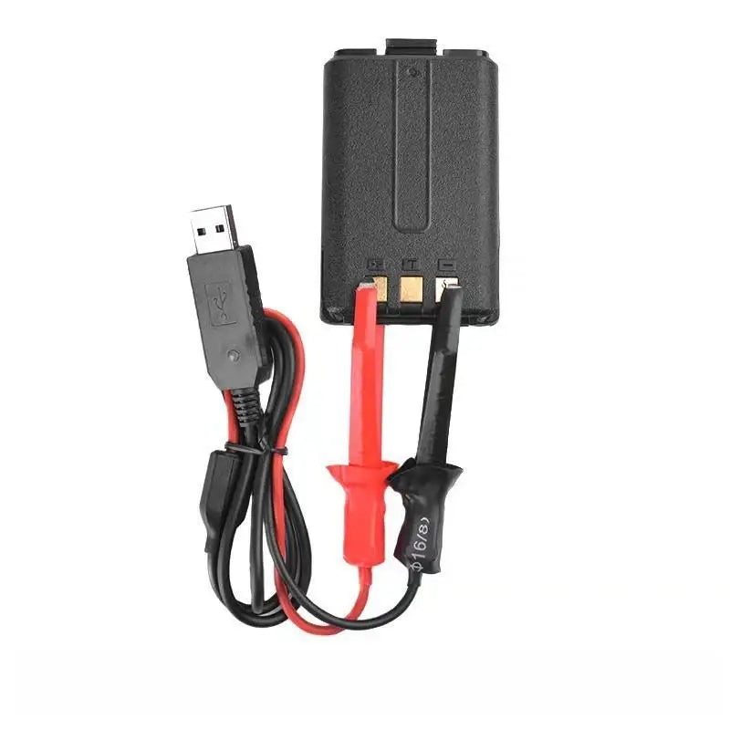 1Pcs Universal USB Charger Cable For UV-5R UV-82 BF-888S TYT Retevis Two Way Radio With Indicator Light Walkie Talkie Accessory