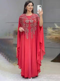 Abayas For Women Dubai Luxury 2024 Chiffon Boubou Muslim Fashion Dress Caftan Marocain Wedding Party Occasions Djellaba Femme