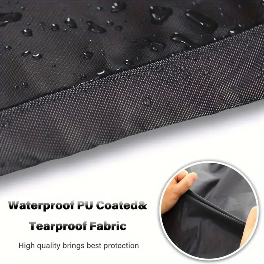 Outdoor Sofa Cover Waterproof Patio Furniture Protector 600D Heavy Duty UV Resistant Double Seat Cushion Cover for Garden