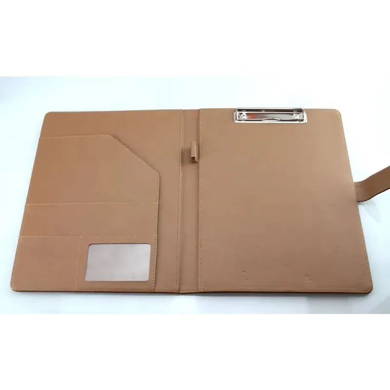PU Leather A4 Folder Multifu Business Contract Folder Meeting Folder Binder Learning Supplies Office Supplies Desktop Organizer