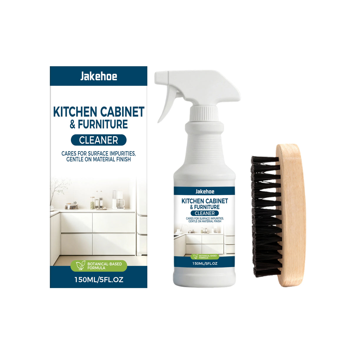 Kitchen Cabinet Cleaner Degreaser Powerful Grease Stain Remover Oil Dirt Cleaning Spray Refreshing No Residue Daily Surface Care