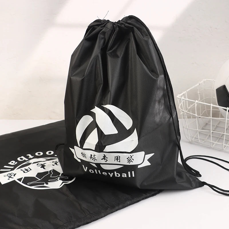 Outdoor Sports Drawstring Storage Bags Gym Men's Bag Football Volleyball Oxford Cloth Portable Foldable Reusable Backpack