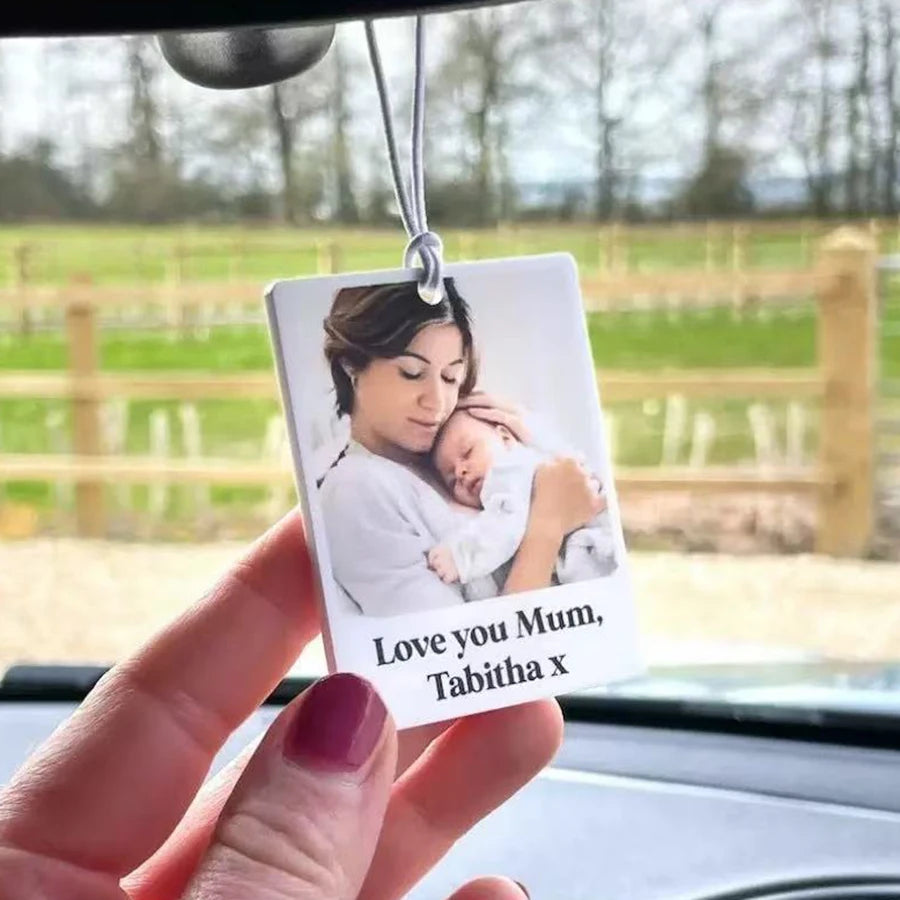 Personalized Acrylic Customized Pendant Keychain Couple Photos Custom Keychain Car/Mobile Phone/Bag Charms DIY Key Chain Gift